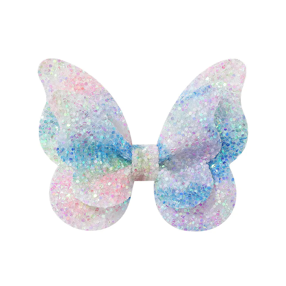 New Gradient Bow Hair Clips for Kids (Baby Hair Accessories)