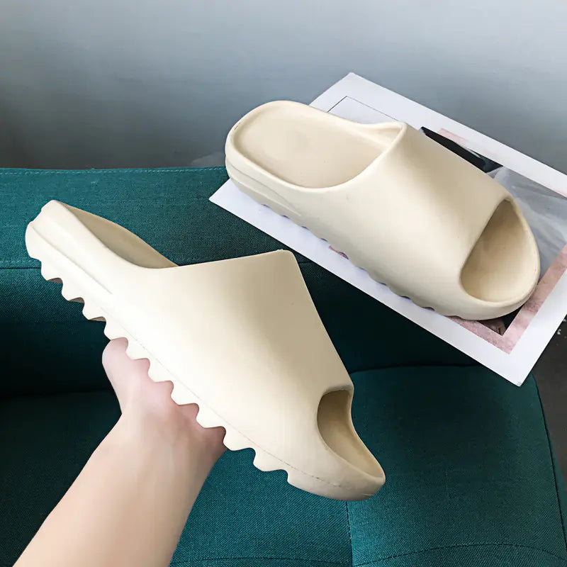 Men's Coconut Slides - Trendy Summer Beach Footwear