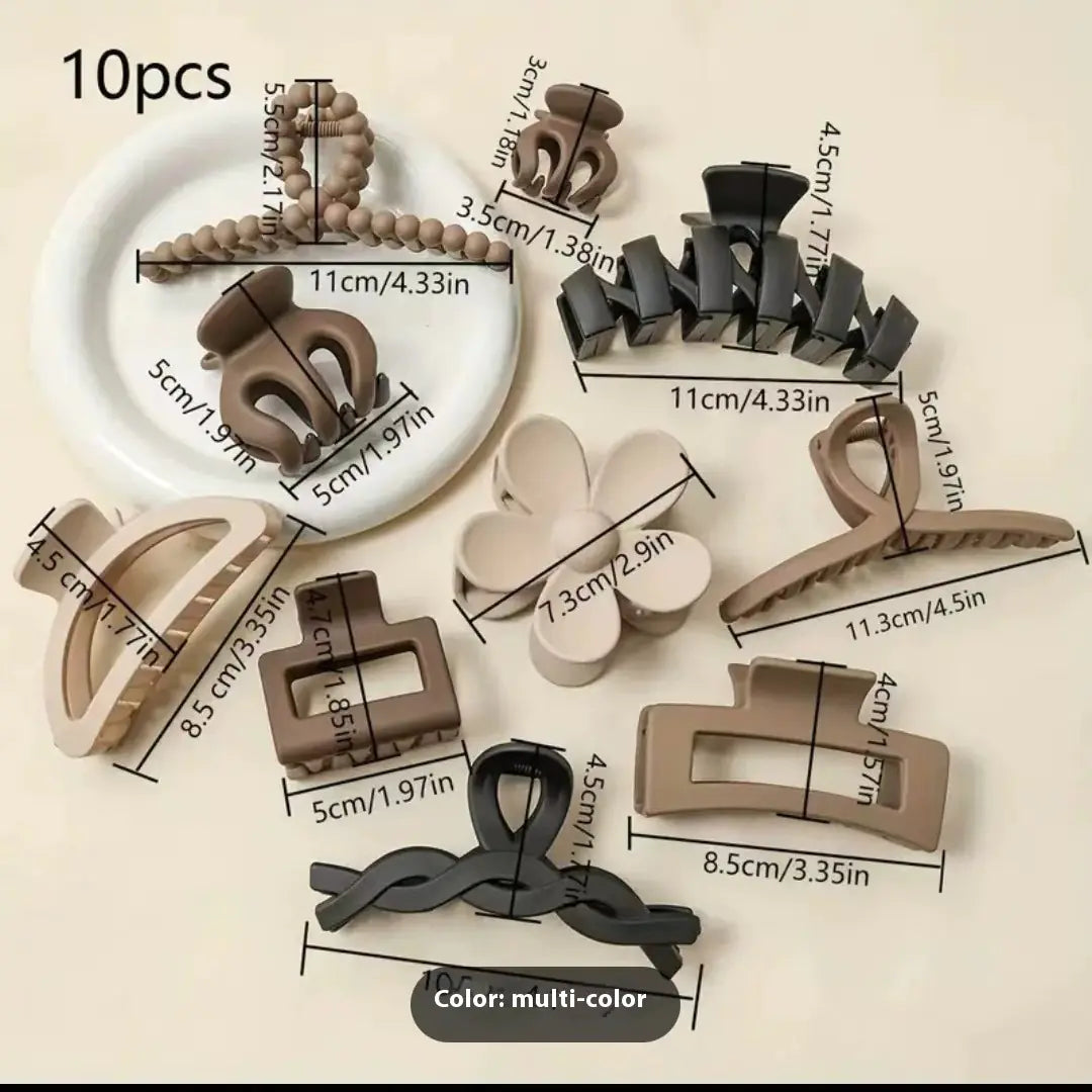 Chic Shark Hair Clasp Set