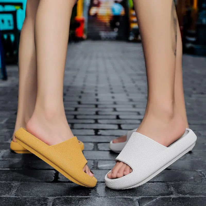 Men's Coconut Slides - Trendy Summer Beach Footwear