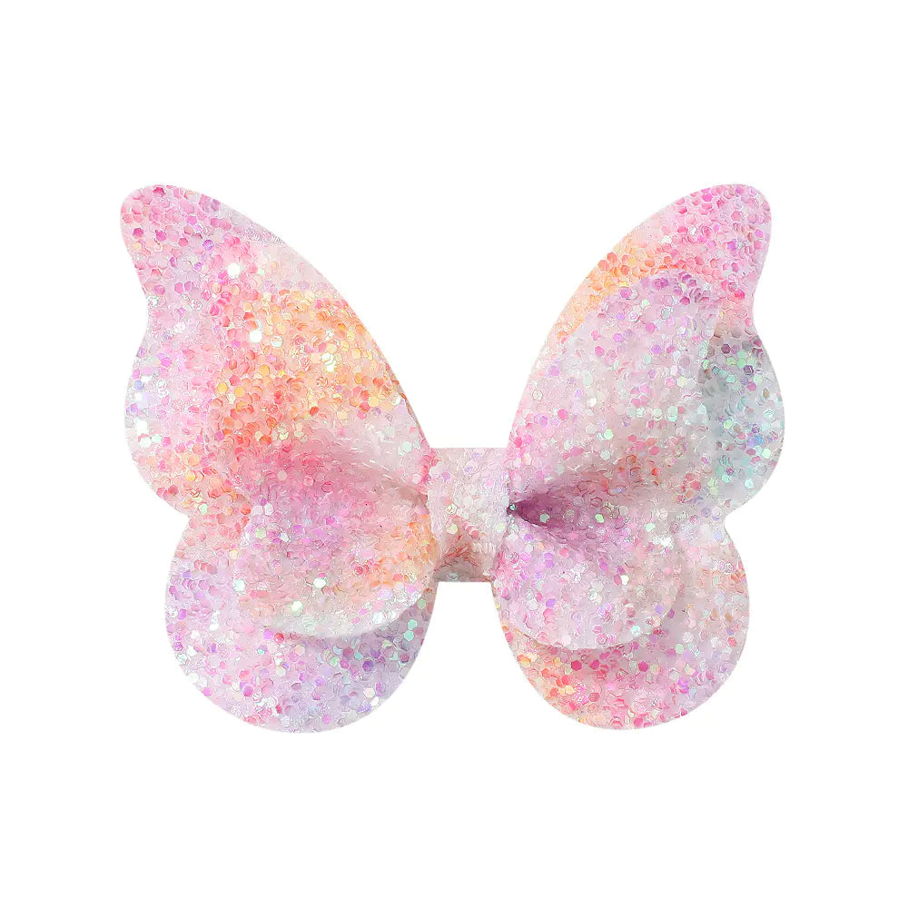 New Gradient Bow Hair Clips for Kids (Baby Hair Accessories)