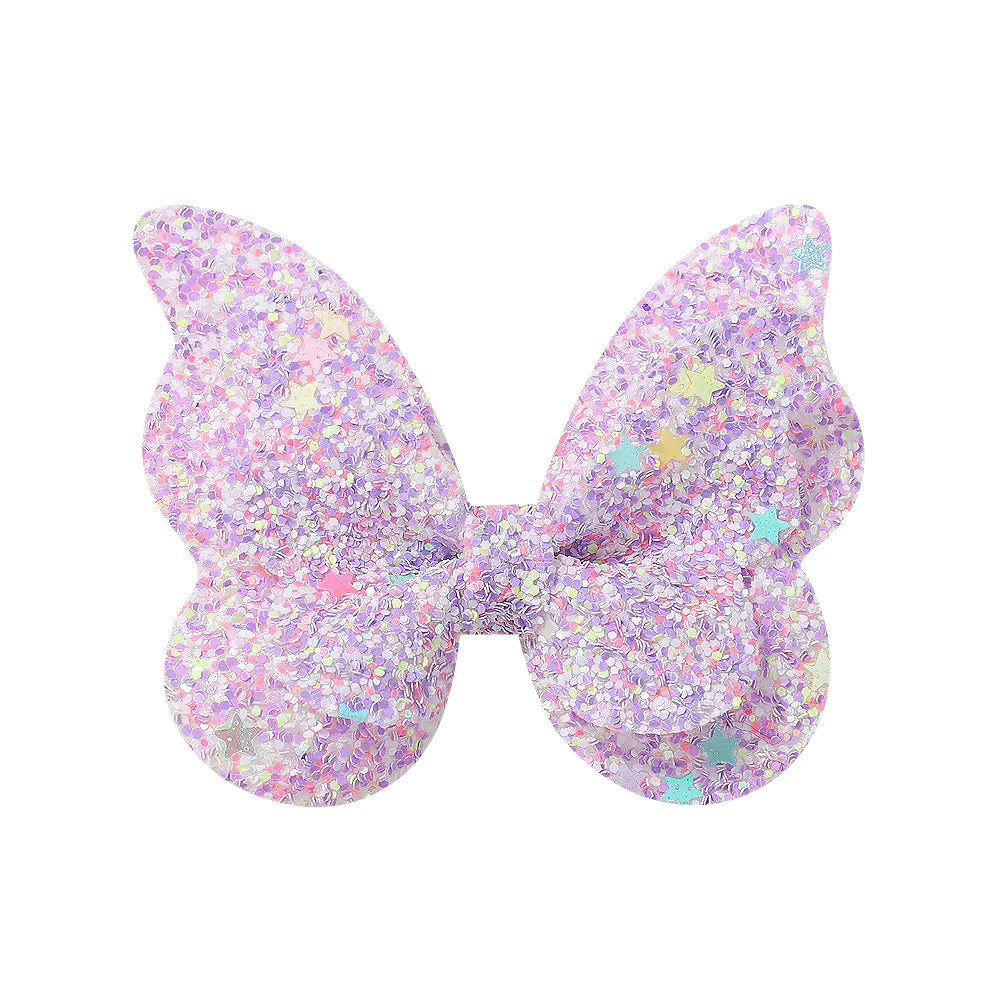 New Gradient Bow Hair Clips for Kids (Baby Hair Accessories)