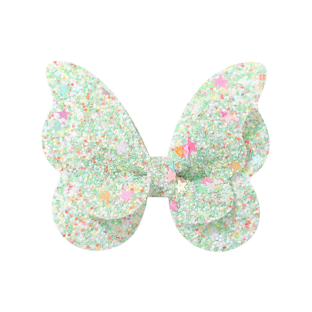 New Gradient Bow Hair Clips for Kids (Baby Hair Accessories)