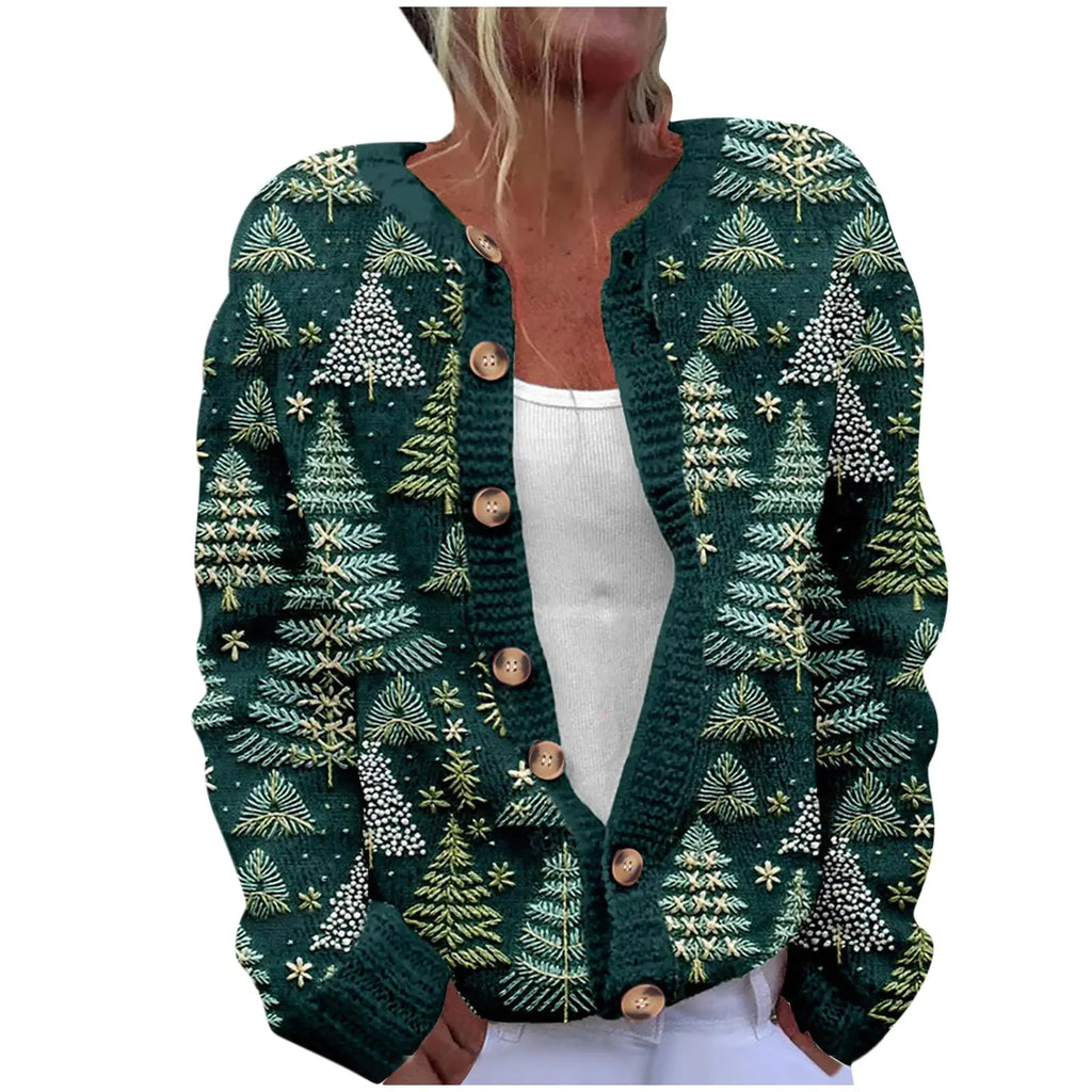 Festive Christmas Cardigan for Women