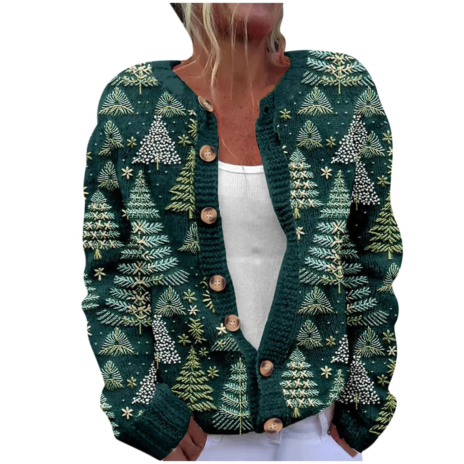 Festive Christmas Cardigan for Women