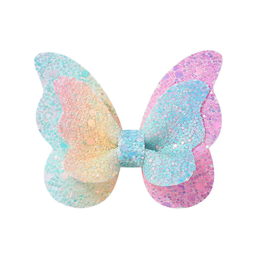 New Gradient Bow Hair Clips for Kids (Baby Hair Accessories)